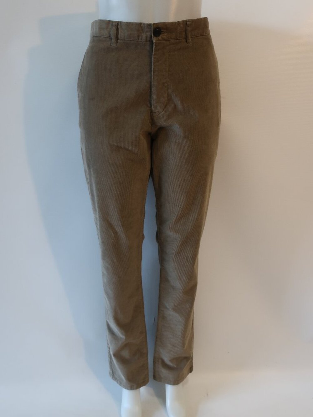 Mens Theory Taupe (Item- 83) Raffi T-Dolsk Corduroy Flat Front Pants 34